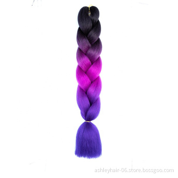 Julianna jumbo crochet hair braid 24inch 100gram cheap braid hair wholesale for afro salon Jumbo Braid